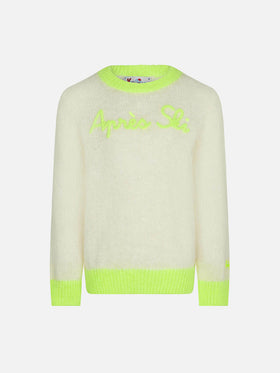 Boy crewneck sweater with handmade embroidery - MC2 Saint Barth