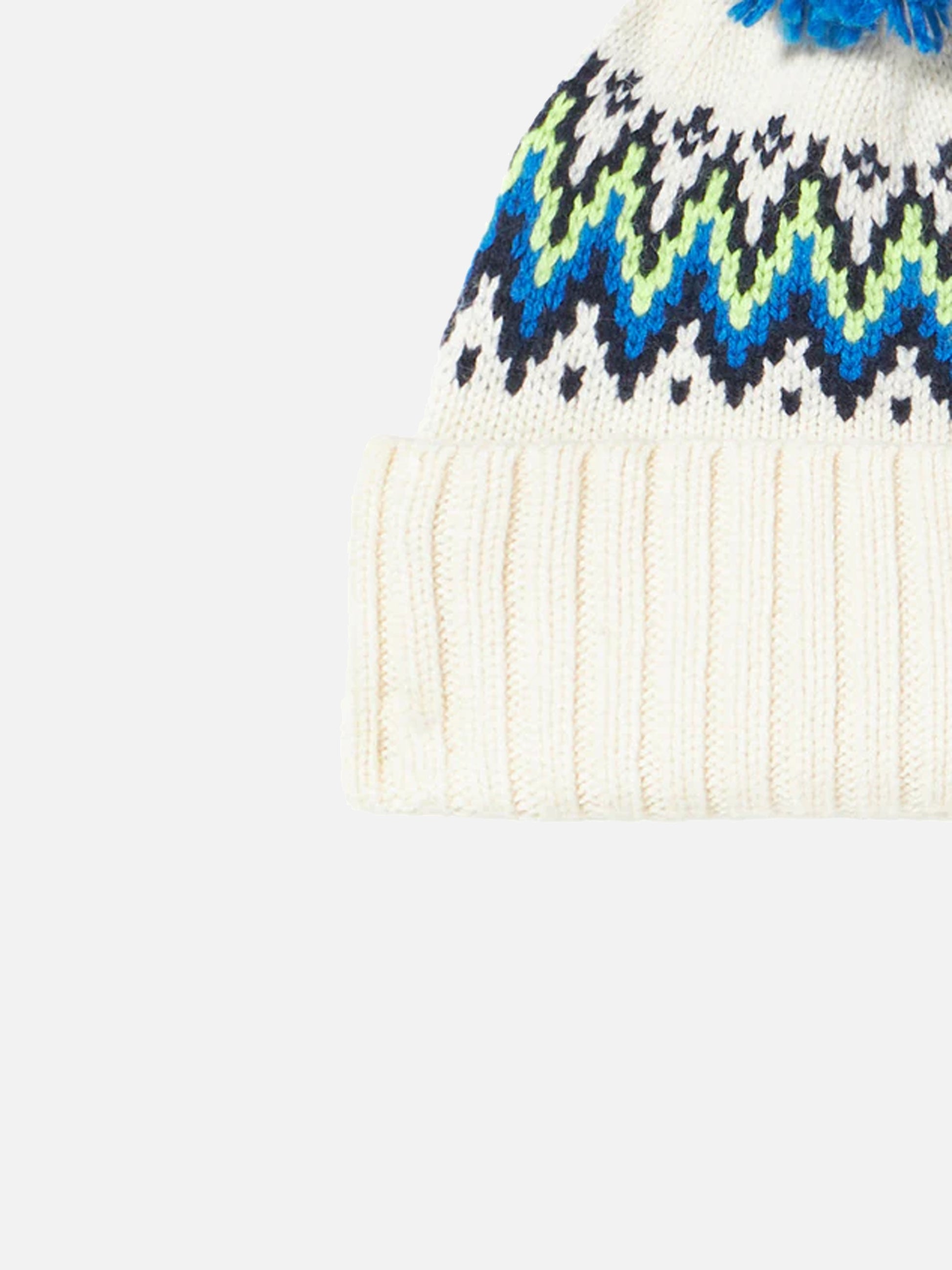 Boy beanie with Icelandic jacquard - MC2 Saint Barth