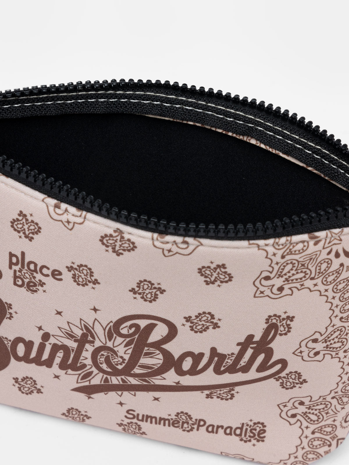 Pochette scuba bandana bianco sporco Aline