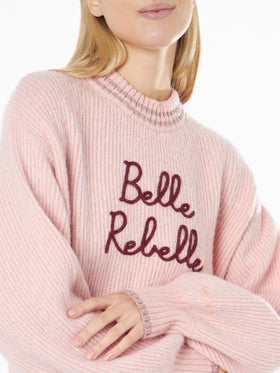 Brushed knit dress with Belle Rebelle embroidery - MC2 Saint Barth