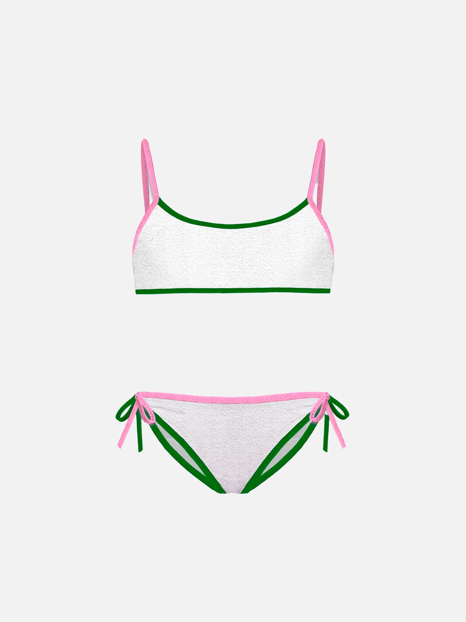 Girl terry bralette bikini - MC2 Saint Barth