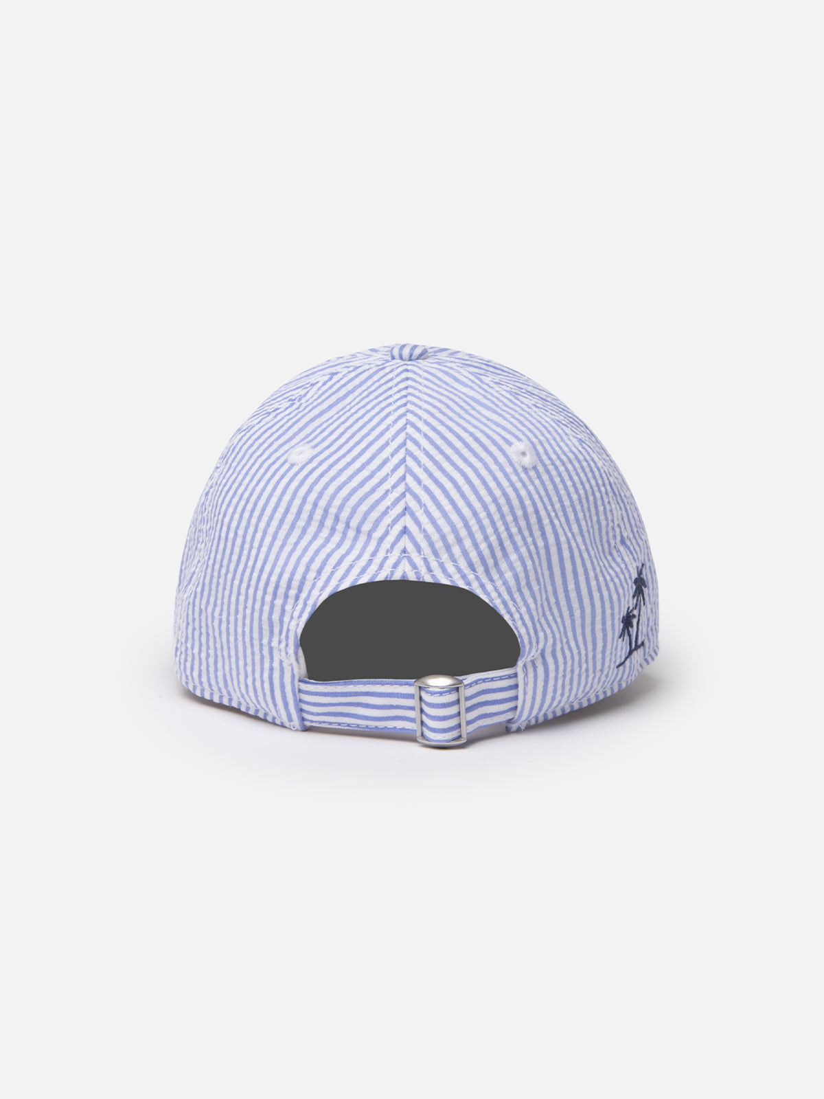 Seersucker embroidered ball cap Catcher