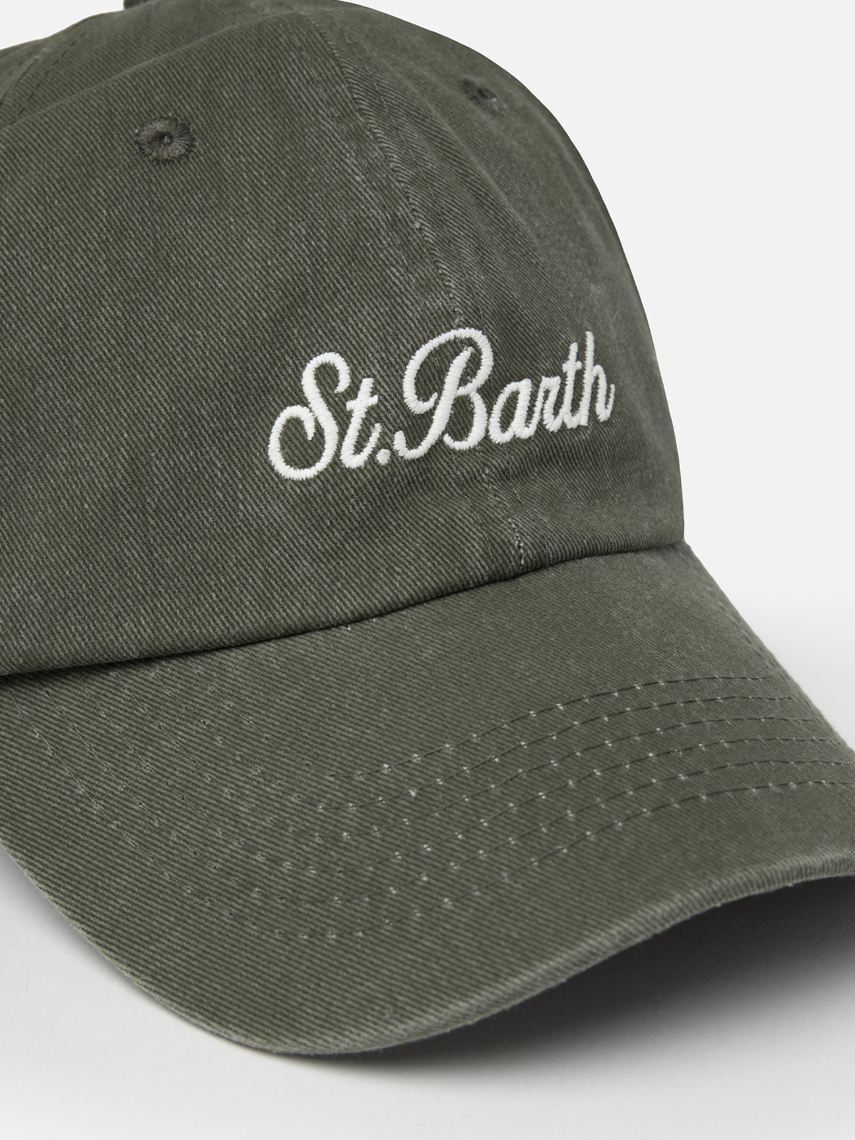 Denim embroidered ball cap Davis