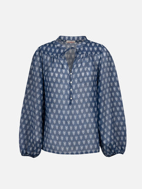 Woman silk voile blouse Harper - MC2 Saint Barth