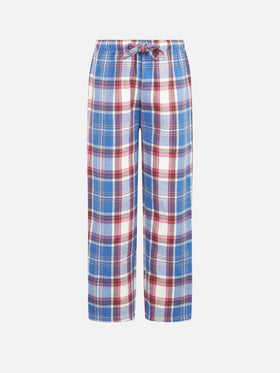 Kid pajama pants with tartan print - MC2 Saint Barth