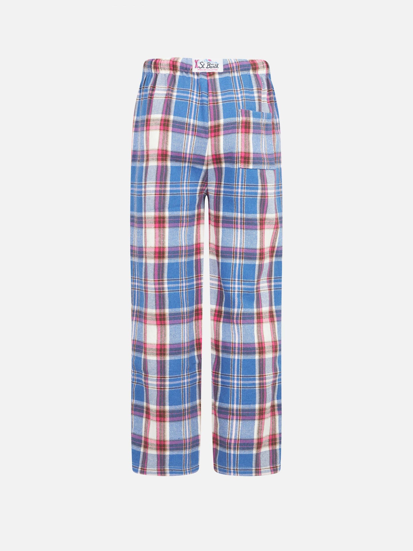 Kid pajama pants with tartan print - MC2 Saint Barth