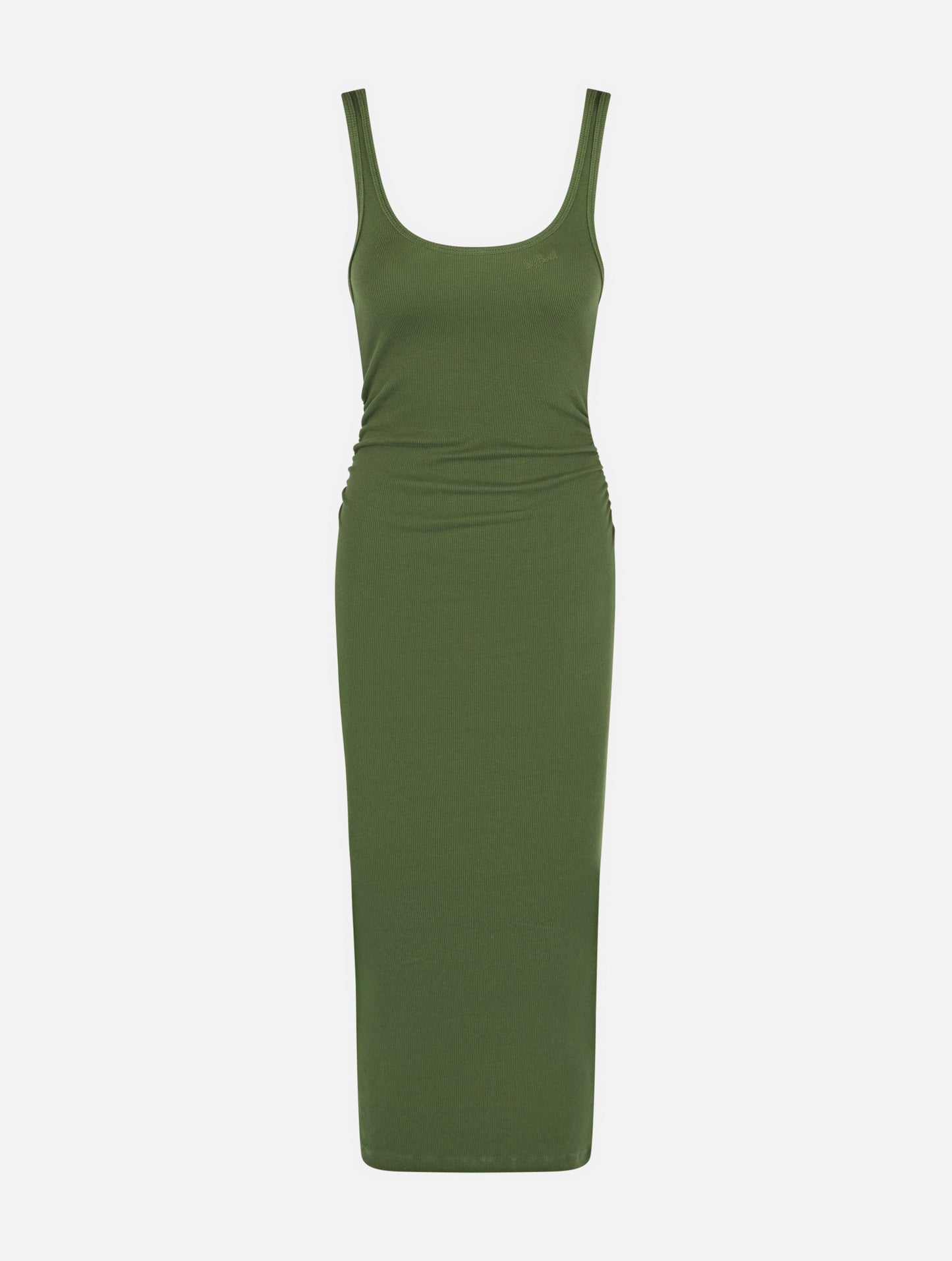 Woman ribbed cotton jersey tank dress Jennifer - MC2 Saint Barth