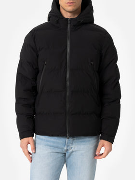 Man black hooded puffer jacket Maier - MC2 Saint Barth