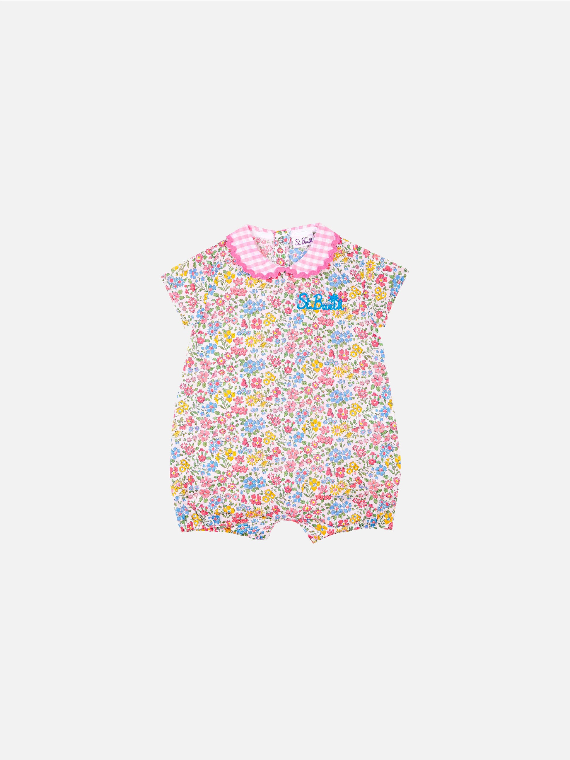 Baby cotton romper suit - MC2 Saint Barth