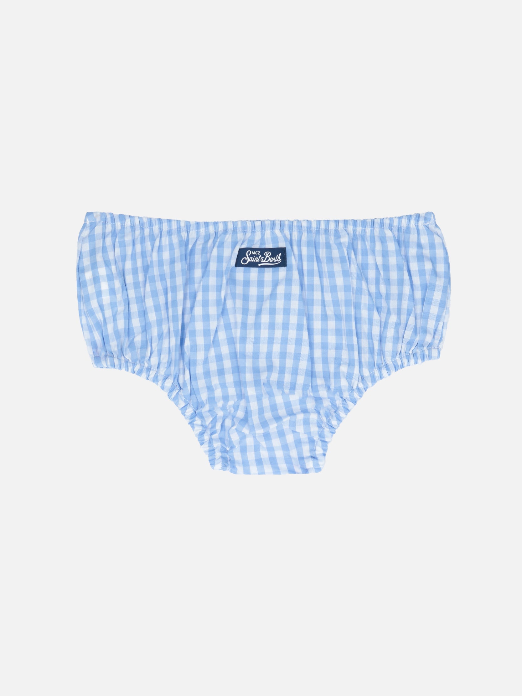 Infant bloomers Pimmy with gingham print - MC2 Saint Barth