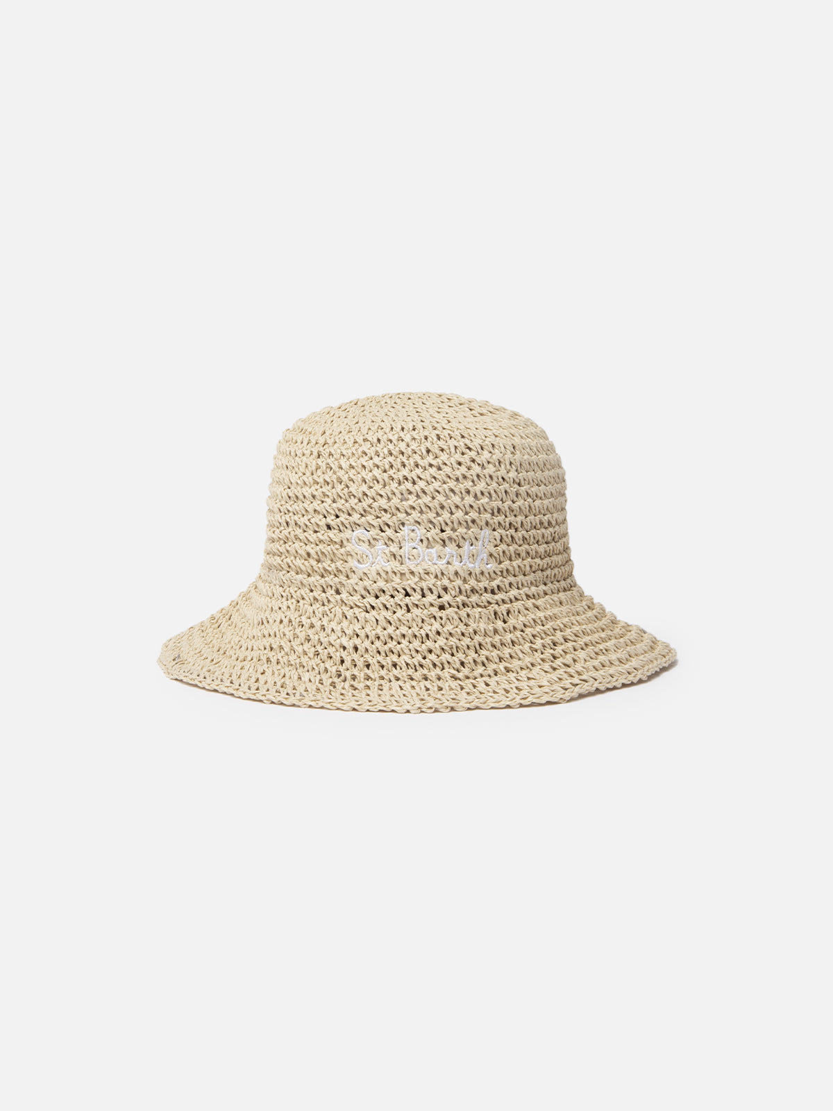 Bucket-style straw hat Polly