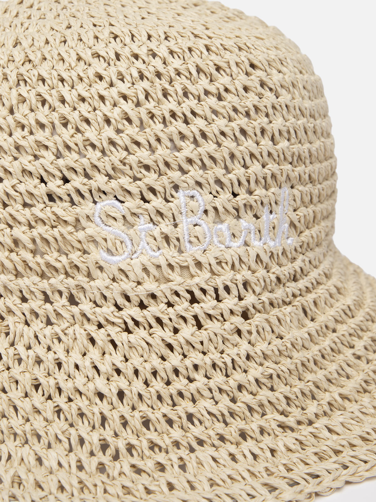 Bucket-style straw hat Polly