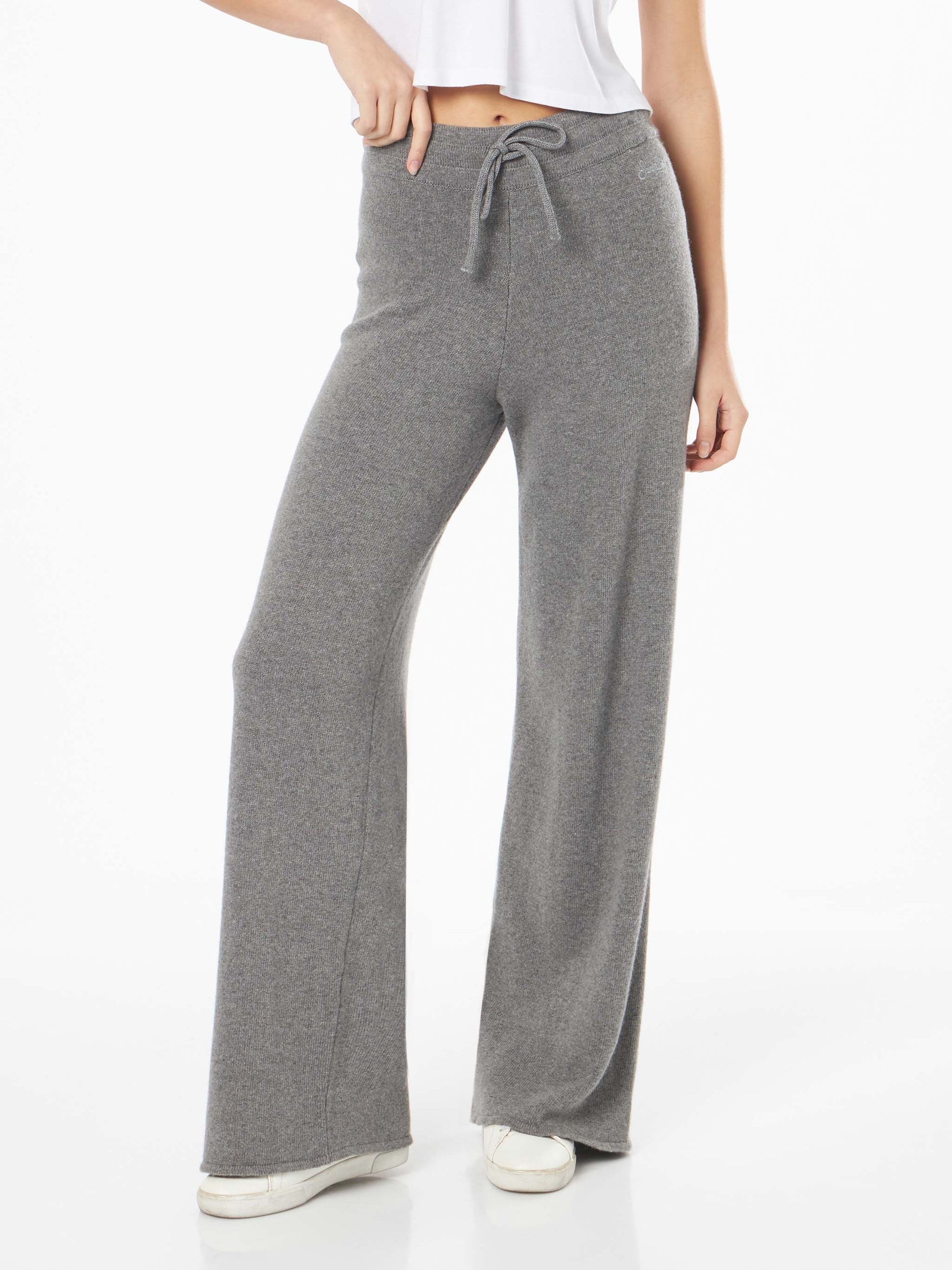 Knitted grey palazzo pants - MC2 Saint Barth
