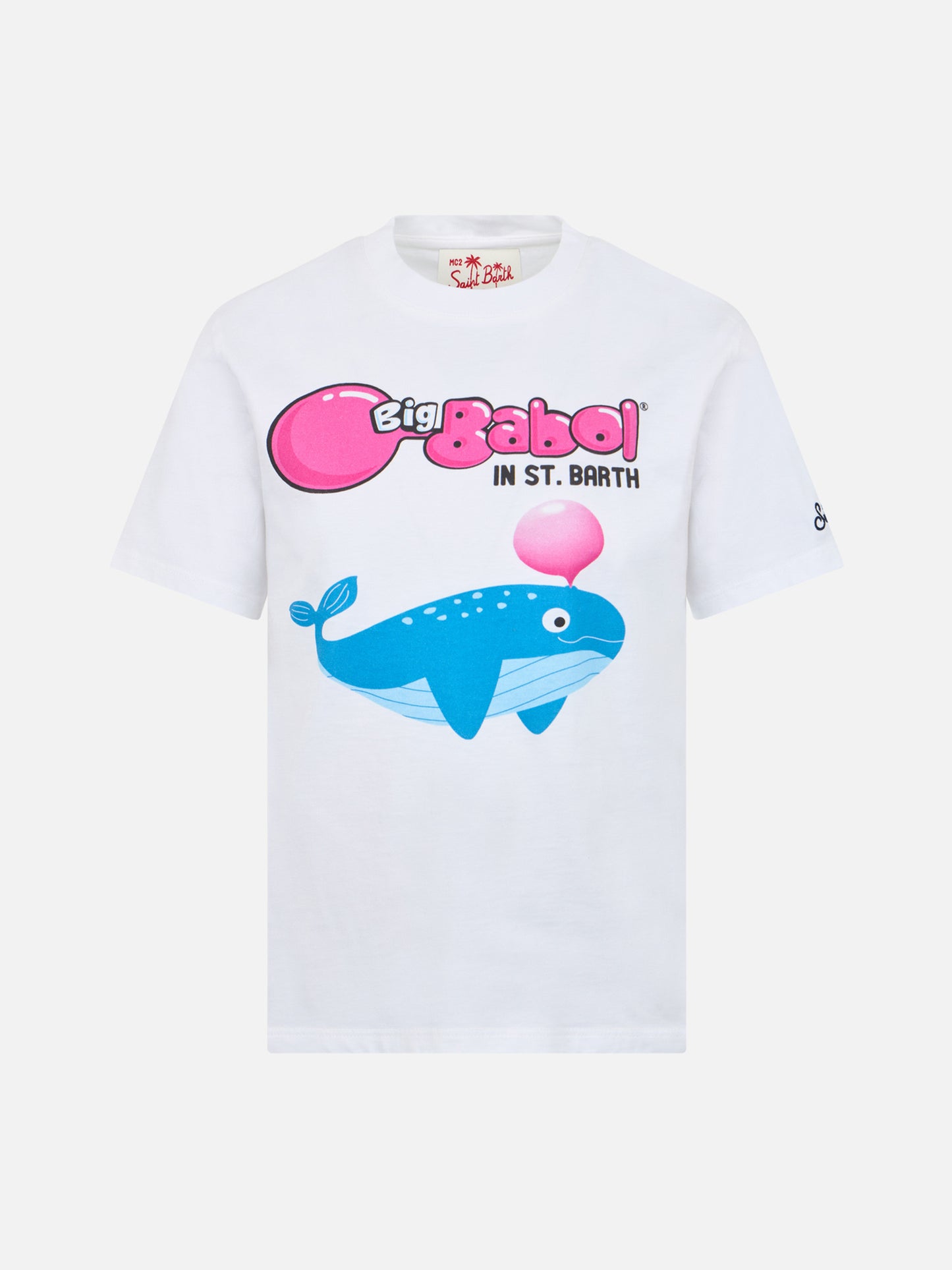 Boy t-shirt with Big Babol whale placed print | BIG BABOL SPECIAL EDITION - MC2 Saint Barth
