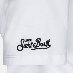 Boy cotton t-shirt with smurfs print | ©PEYO SPECIAL EDITION - MC2 Saint Barth