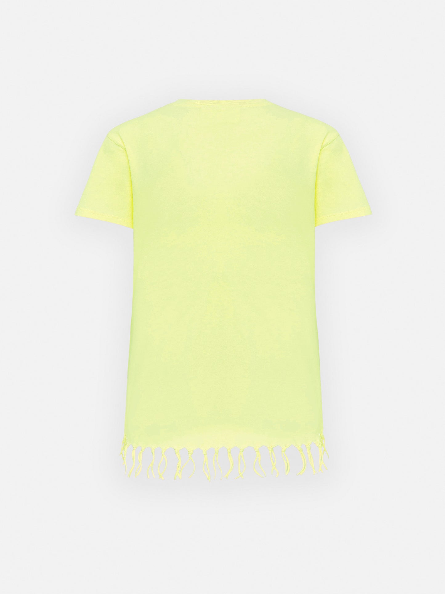 Abito Abbey con frange e stampa St. Barth Local