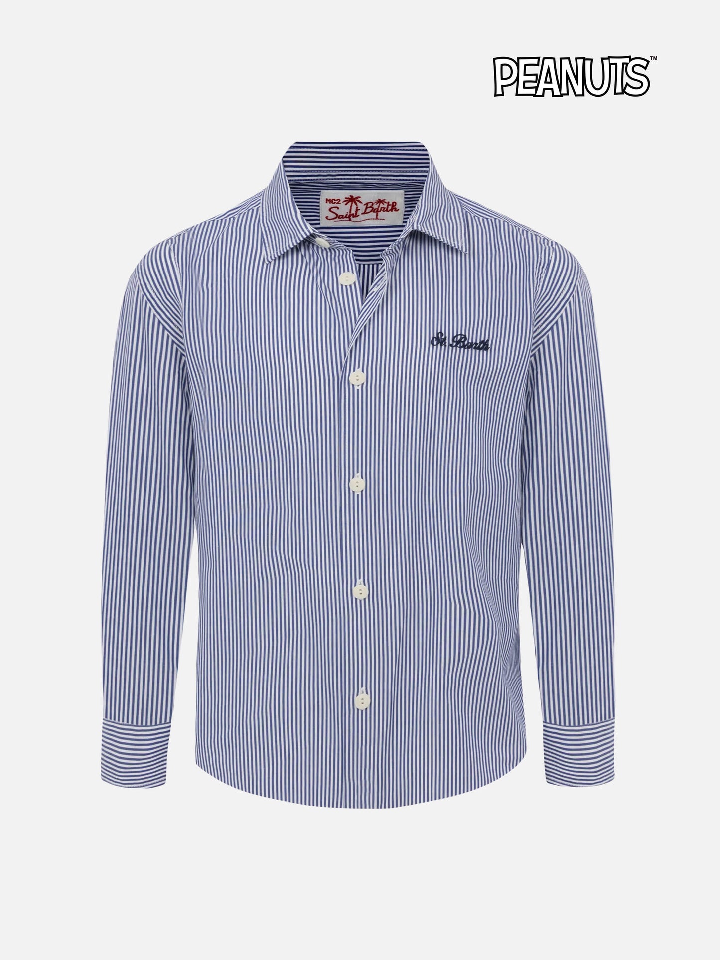 Agnes marineblaues Baumwollshirt mit Snoopy-Aufdruck | SNOOPY PEANUTS® SPECIAL EDITION