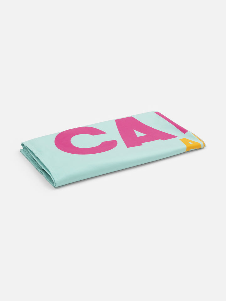 Telo mare Aidan in microfibra stampa Capri