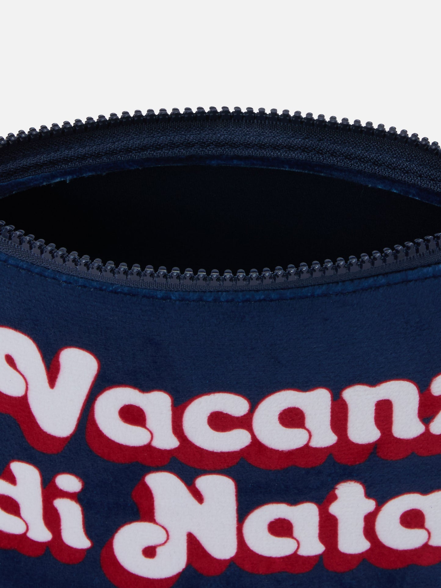 Aline Pouch in wool-effect fabric with Christmas Vacation print | VACANZE DI NATALE SPECIAL EDITION