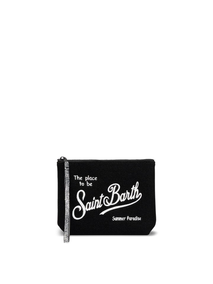 Aline schwarze Pochette aus Lurex