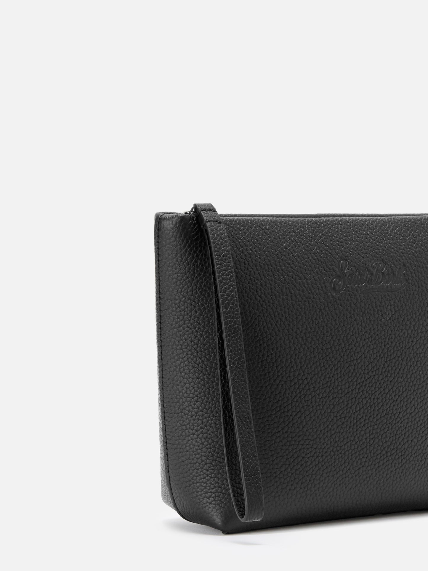 Aline Pouch in black leather
