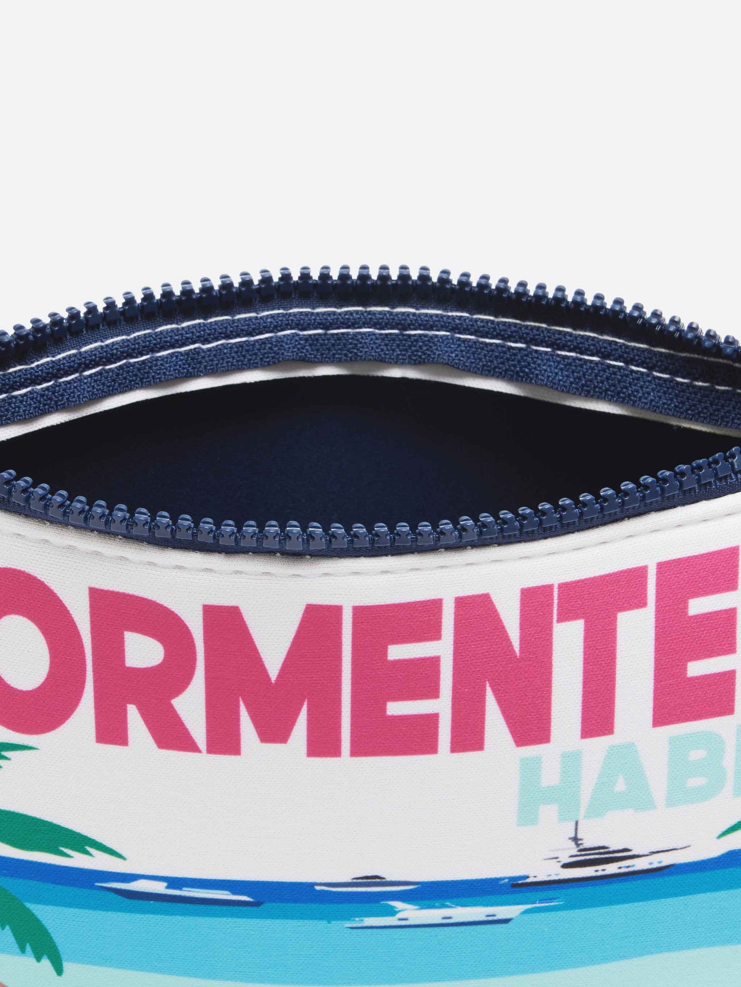 Aline scuba pochette with Formentera postcard print - MC2 Saint Barth