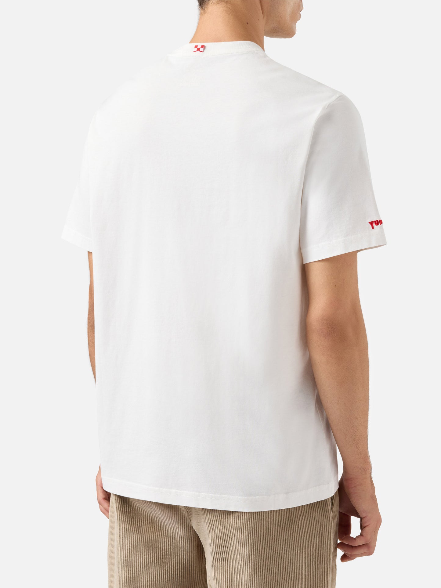 Cotton t-shirt Arnott with Moglie in vacanza... embroidery | YUPPIES SPECIAL EDITION