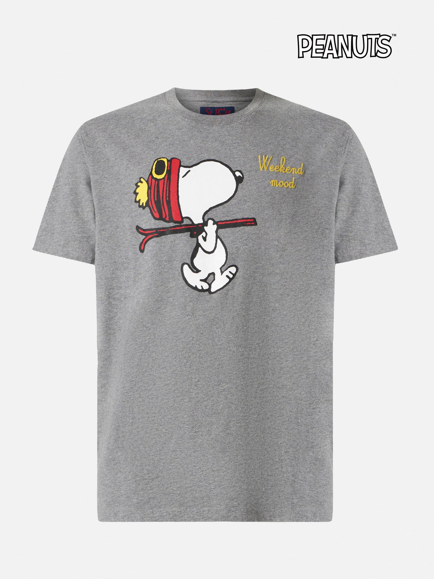 T-shirt uomo con ricamo Snoopy weekend mood | SNOOPY - EDIZIONE SPECIALE PEANUTS™