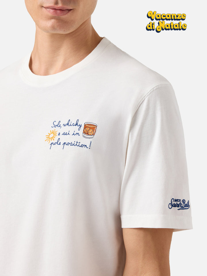 T-shirt Arnott Warm in cotone invernale con ricamo Sole wishy e sei in pole position! | VACANZE DI NATALE SPECIAL EDITION