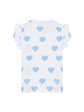 Cotton t-shirt Baby with flounce and Daddy's girl embroidery - MC2 Saint Barth