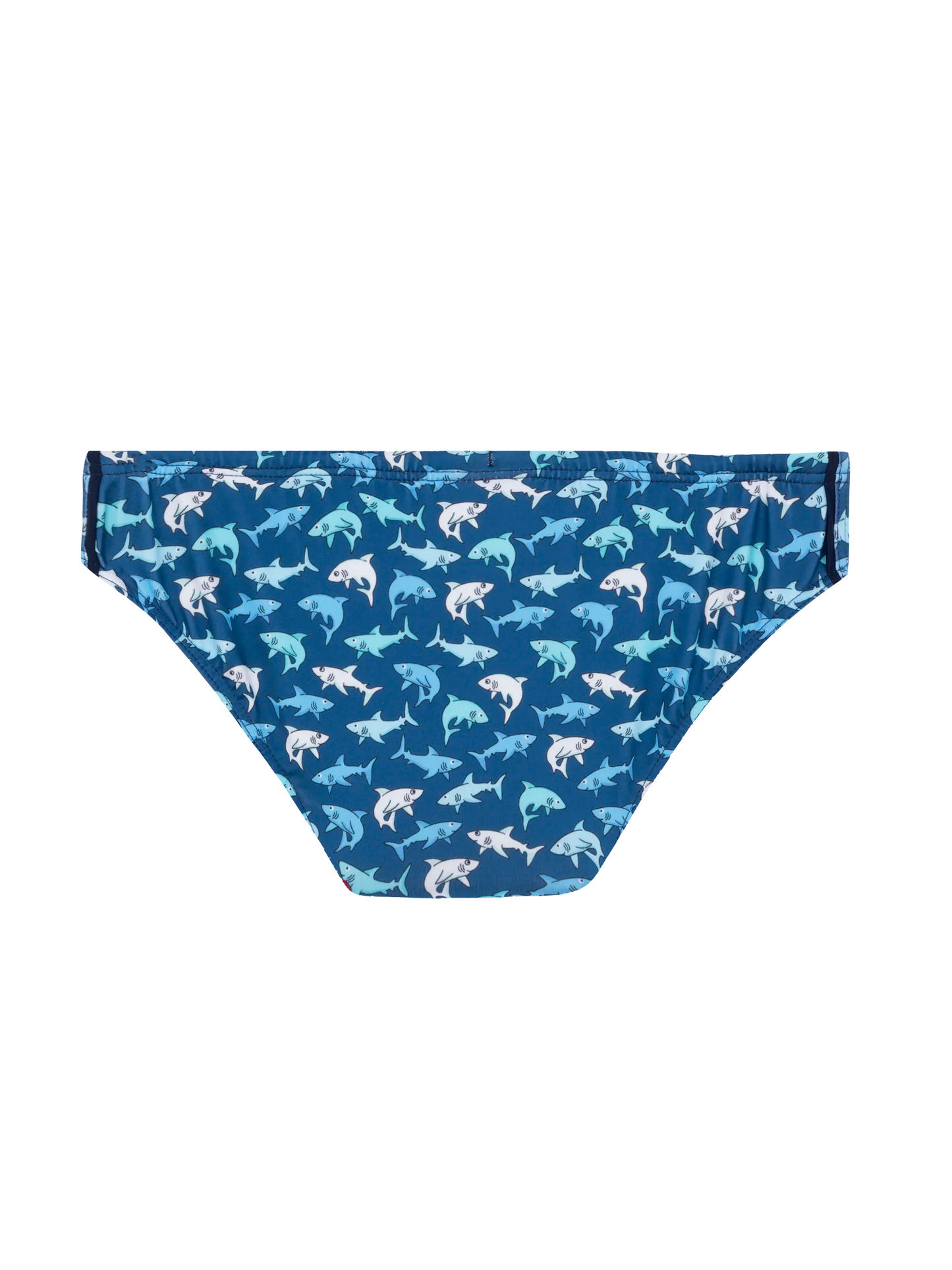 Boy swim briefs Billy with shark print - MC2 Saint Barth