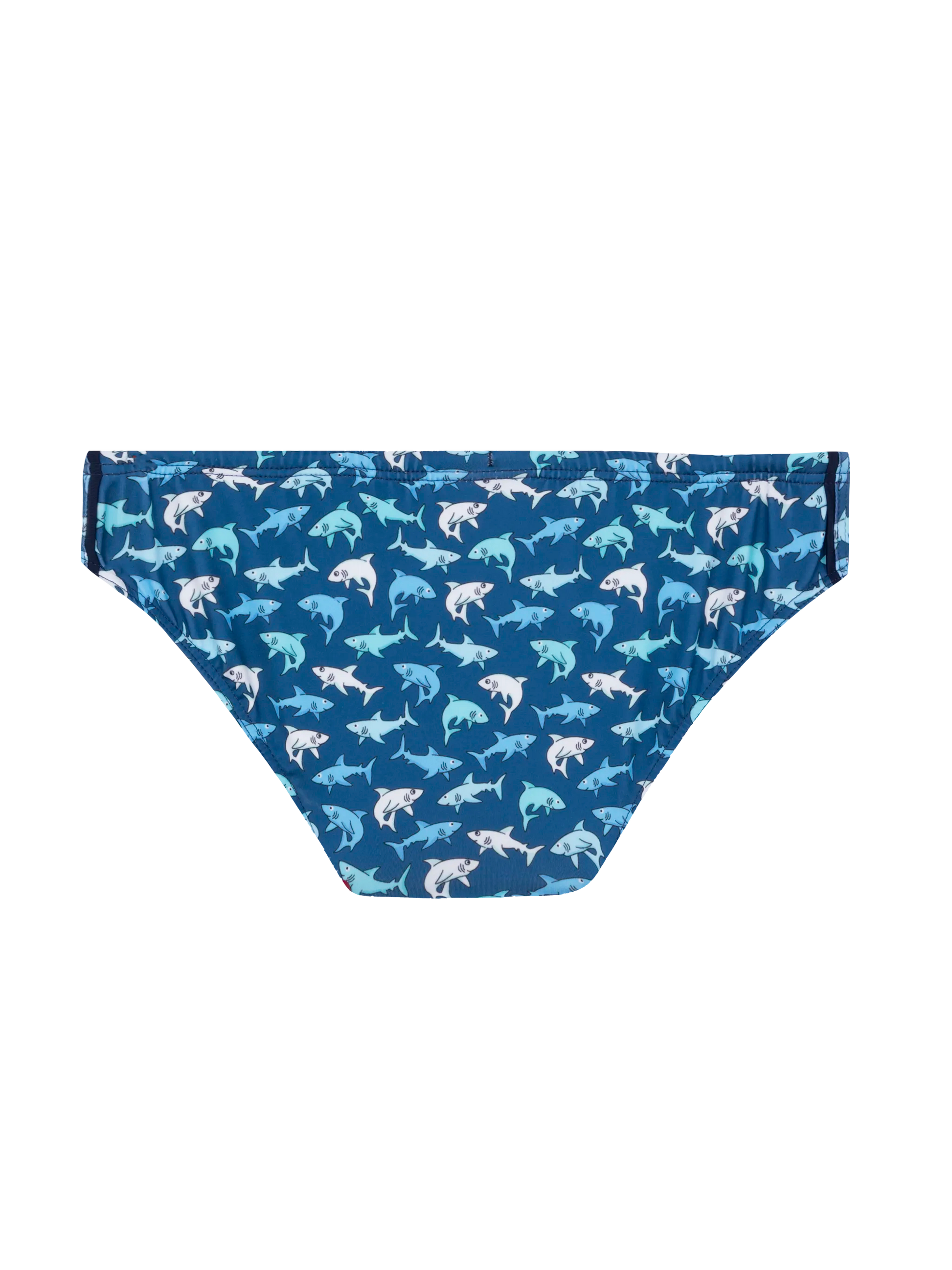 Boy swim briefs Billy with shark print - MC2 Saint Barth