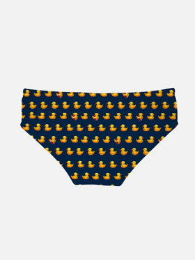 Boy swim briefs Billy with ducky print - MC2 Saint Barth