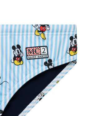 Boy swim briefs Billy with Mickey Mouse print | DISNEY® SPECIAL EDITION - MC2 Saint Barth