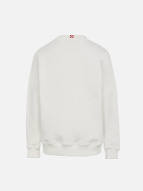 Boy sweatshirt Bobby with St. Barth sport club print - MC2 Saint Barth