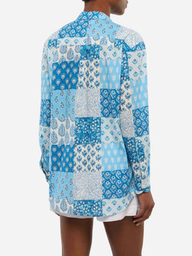 Brigitte flower-print cotton shirt