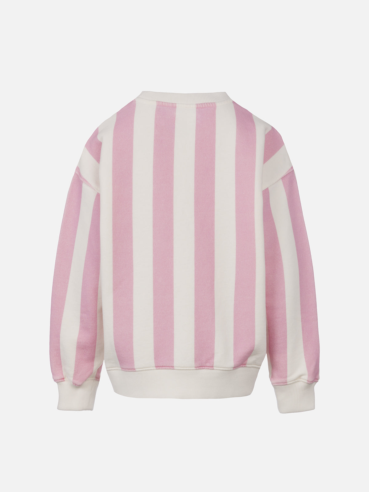 Girl striped sweatshirt Briony with Saint Barth embroidery - MC2 Saint Barth