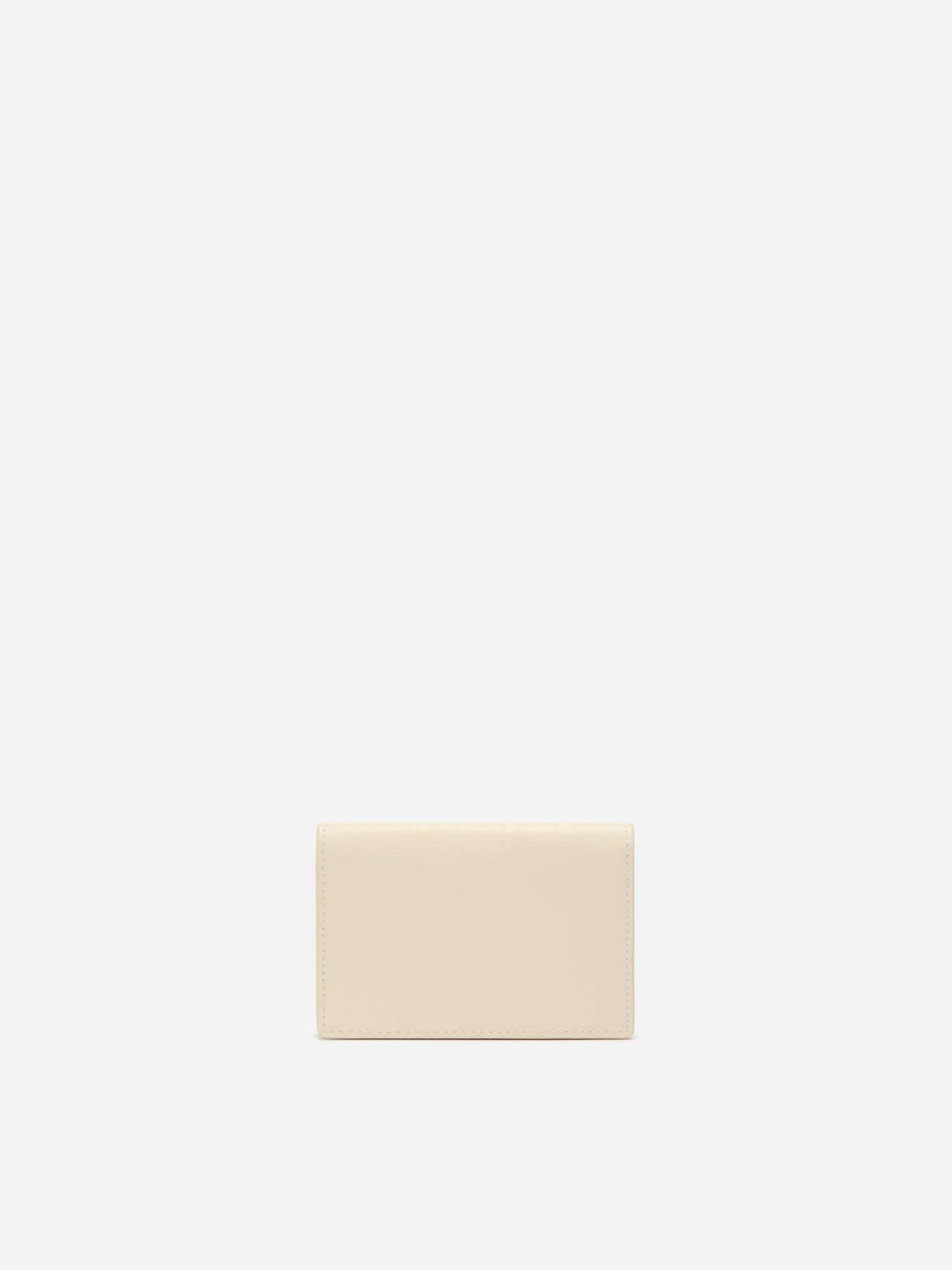 Portacarte Card Holder in pelle bianca