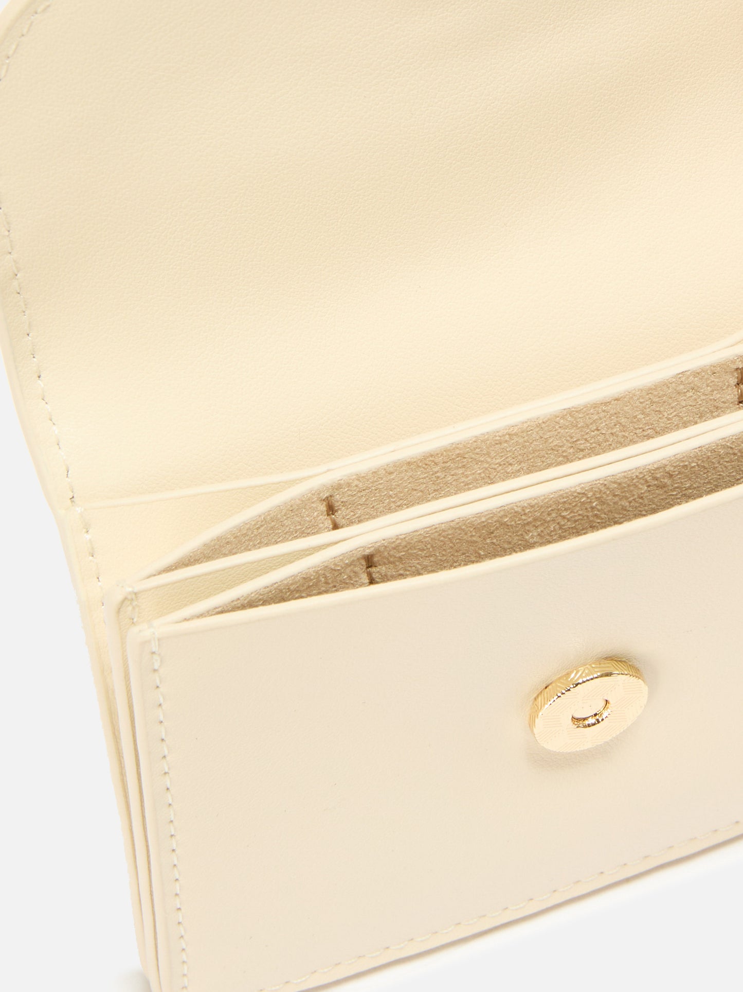 Portacarte Card Holder in pelle bianca
