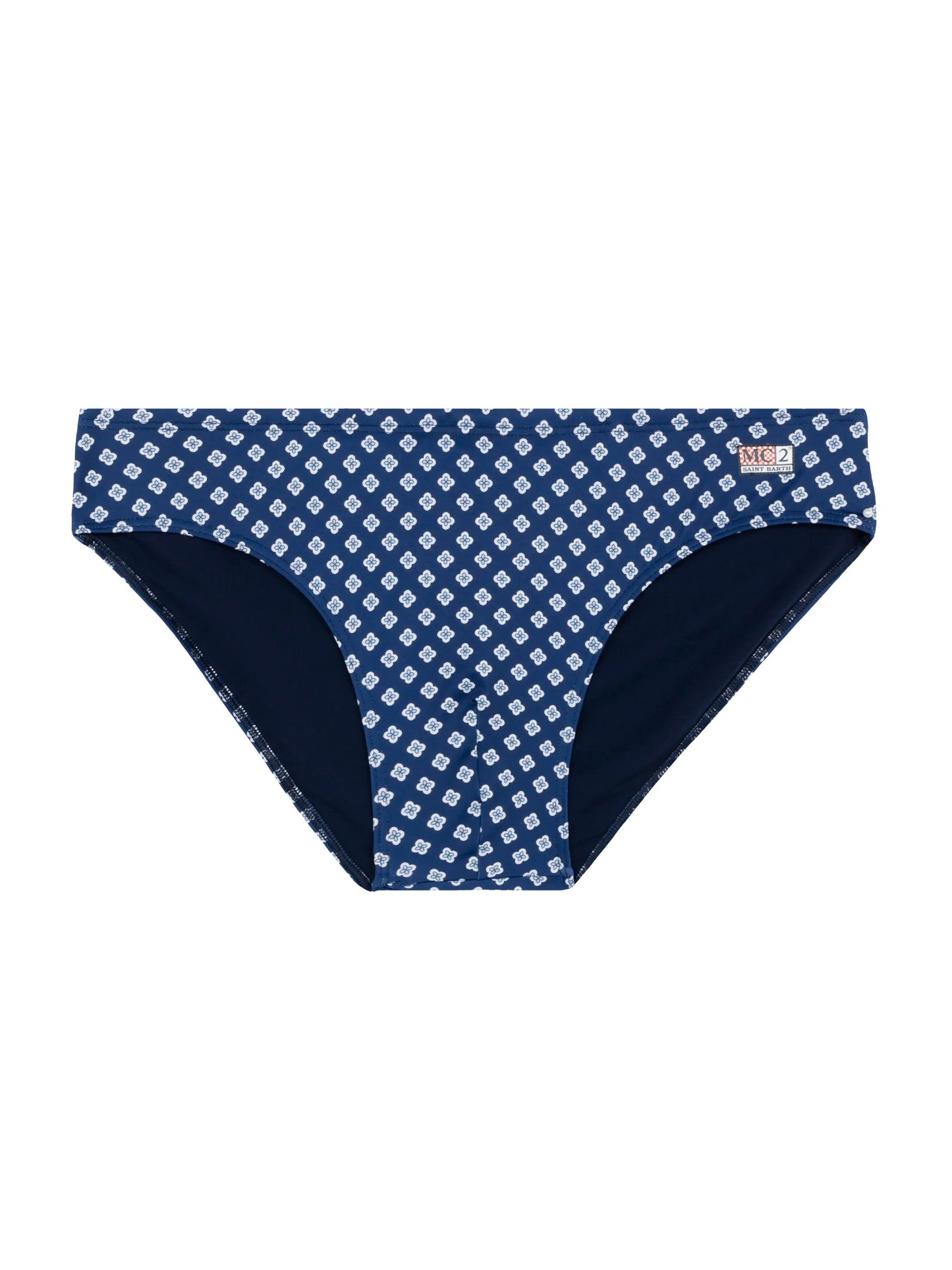 Swim briefs Cayo with tie print - MC2 Saint Barth