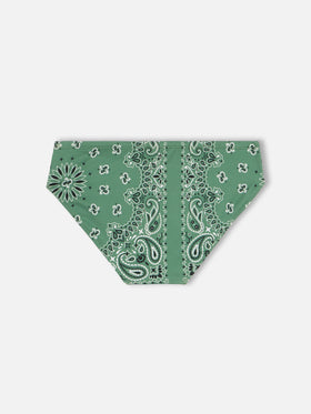 Man bandanna swim briefs Cayo - MC2 Saint Barth
