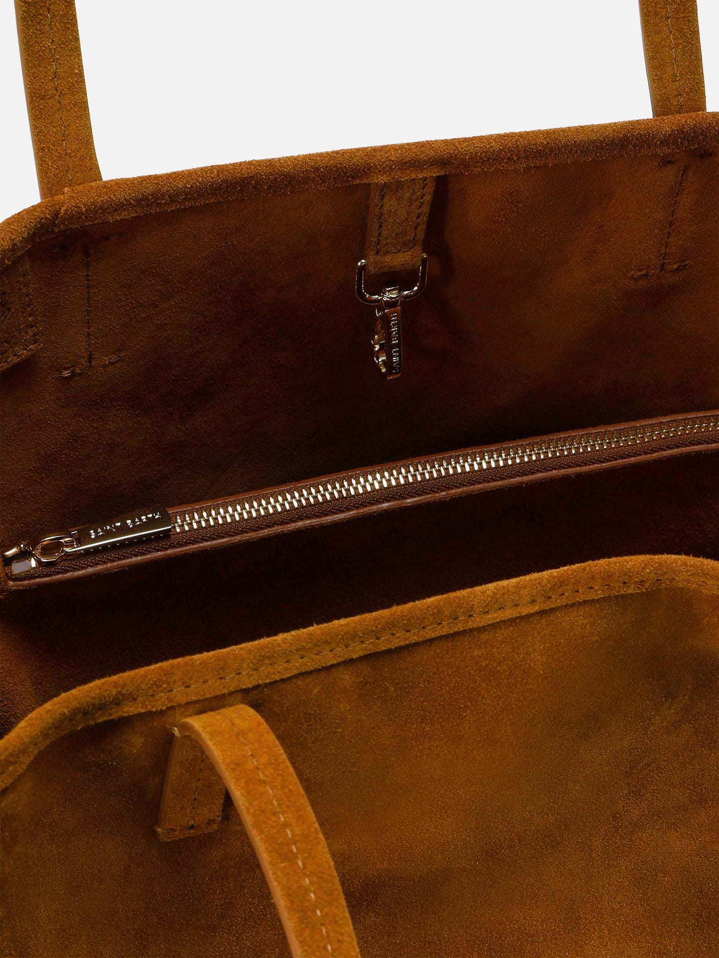 Camel suede City regular bag