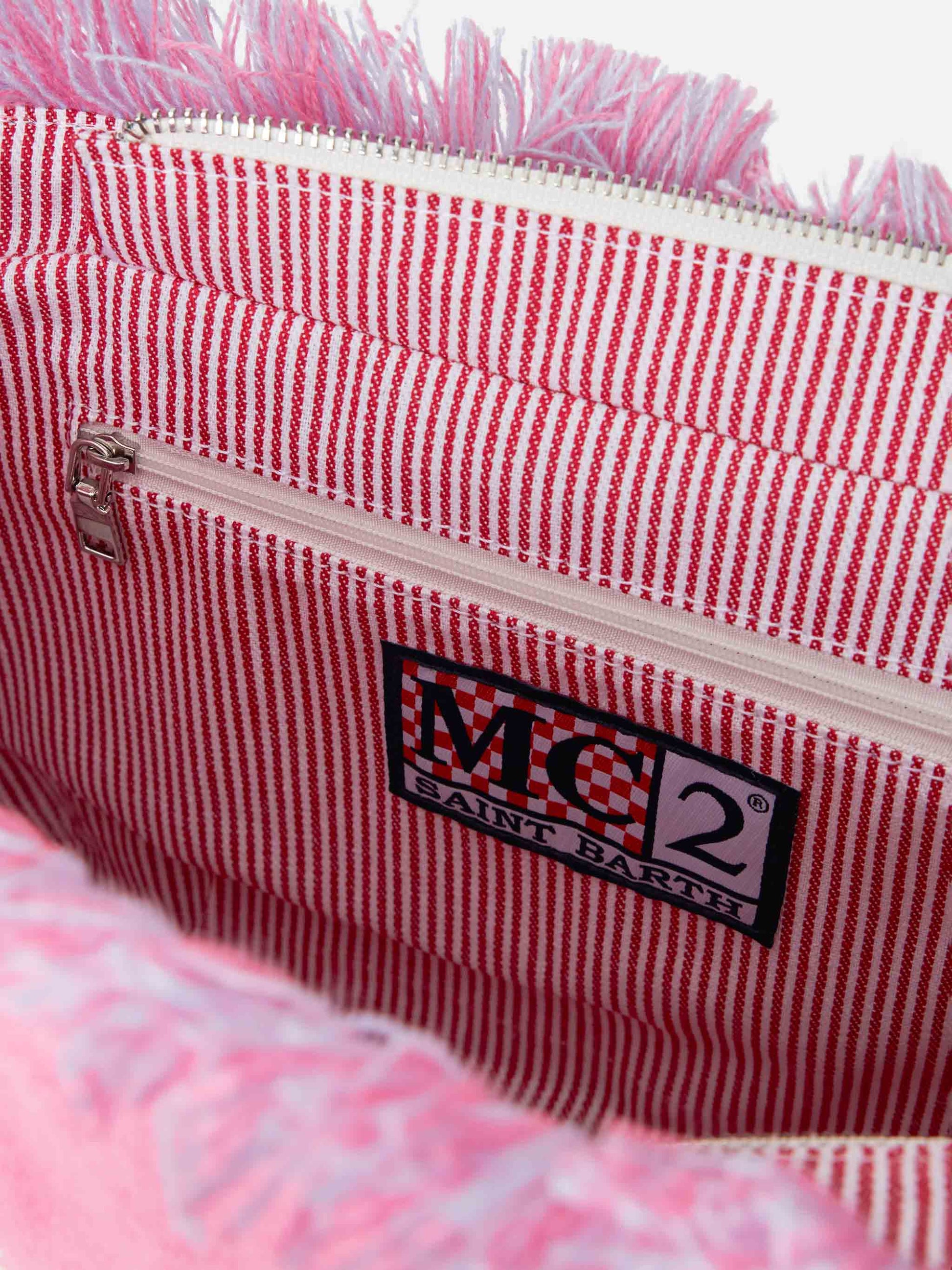 Colette Sponge color block terry handbag - MC2 Saint Barth