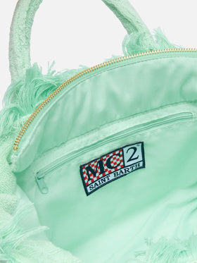 Colette Terry geprägte mintgrüne Handtasche