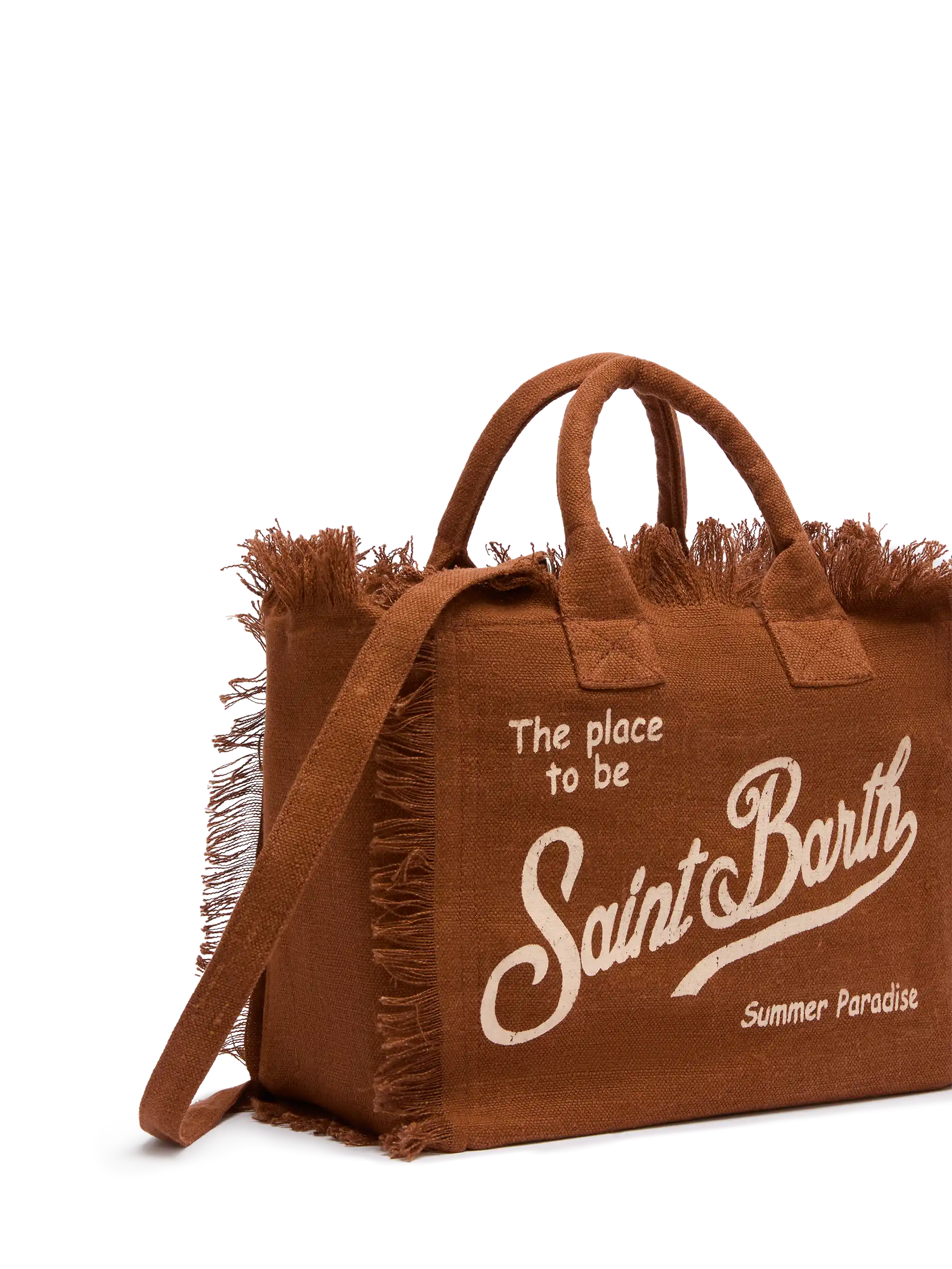 Colette linen brown handbag - MC2 Saint Barth