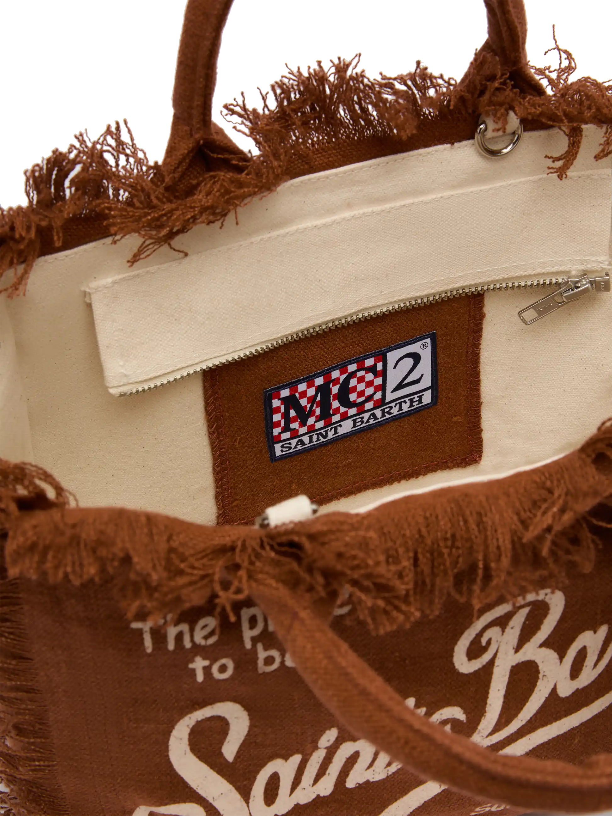 Colette linen brown handbag - MC2 Saint Barth