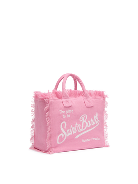 Colette linen pink handbag - MC2 Saint Barth