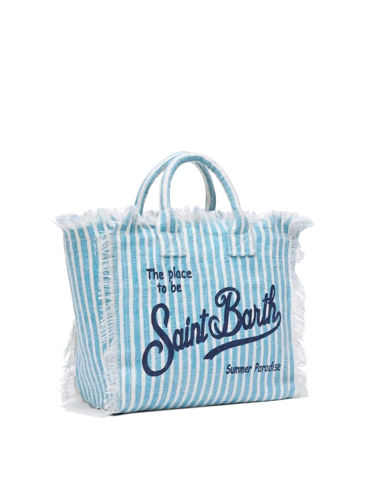 Borsa Colette in 100% LINO con stampa a righe