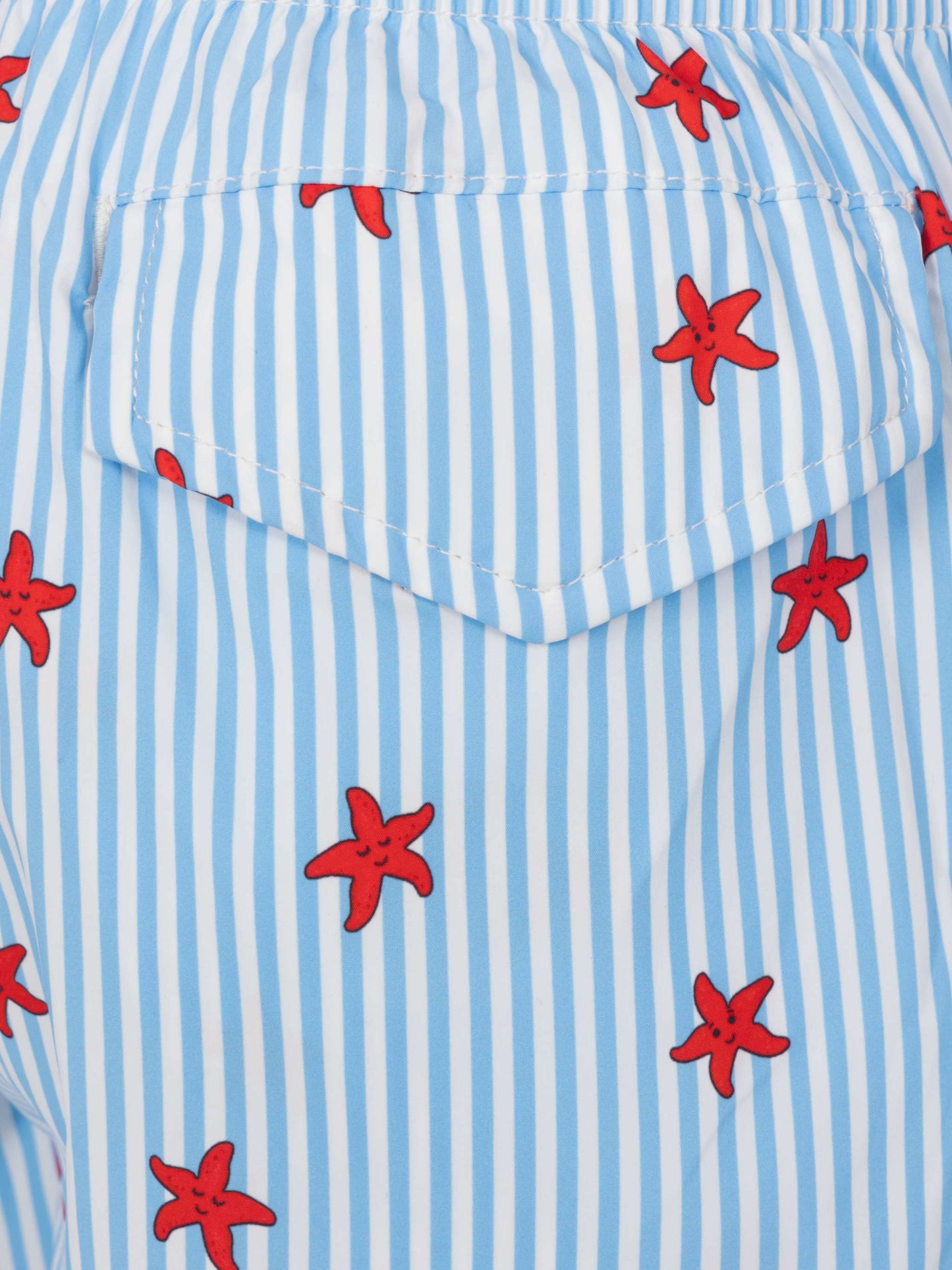 Comfort Light swim shorts with starfish print - MC2 Saint Barth