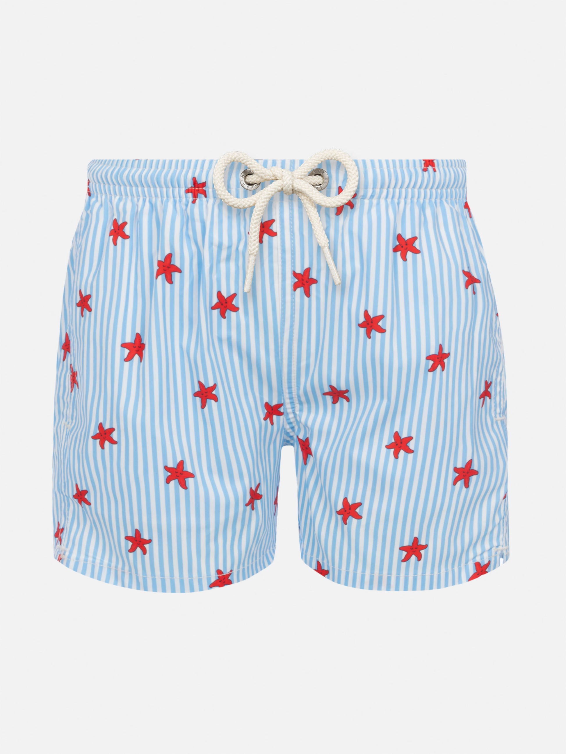 Comfort Light swim shorts with starfish print - MC2 Saint Barth